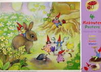 posterset met 4 posters van kabouters